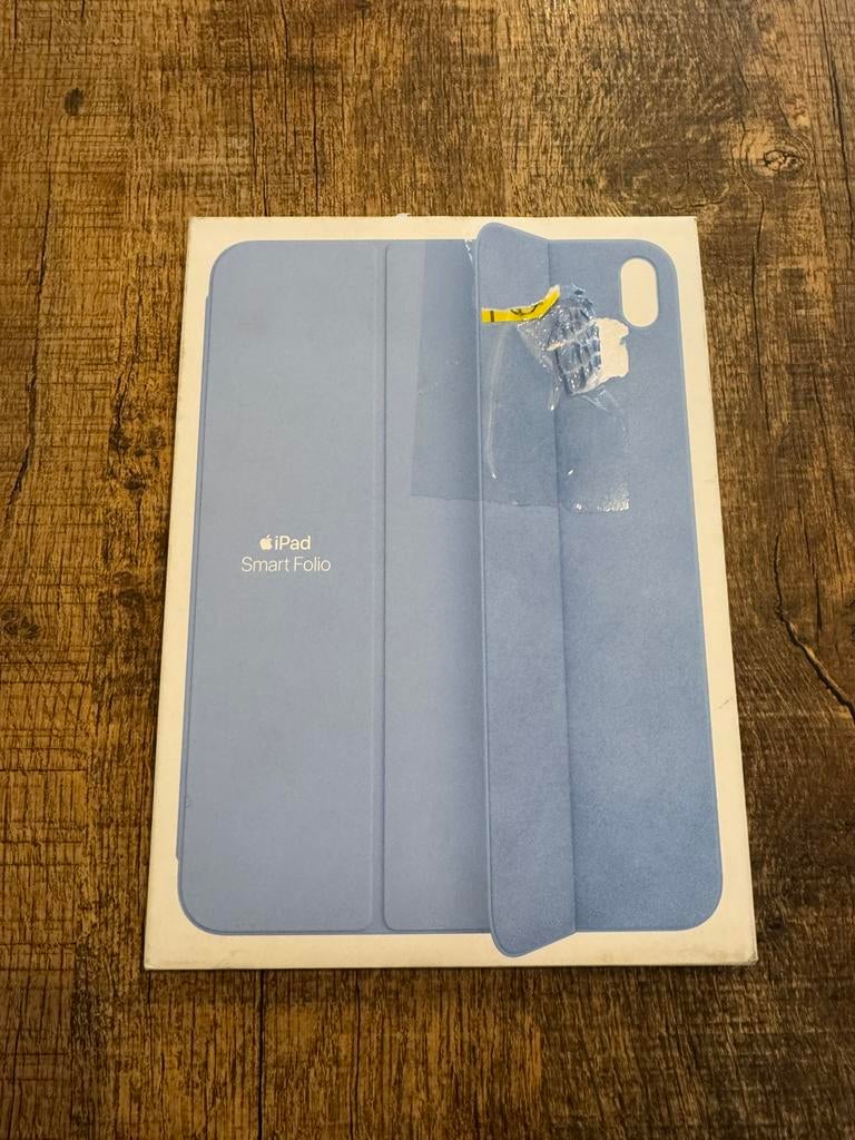 Apple iPad - Smart Folio Sky Blue - Nieuw - Spotprijs, Ophalen of Verzenden, Zo goed als nieuw, 10 inch, Bescherming voor- en achterkant