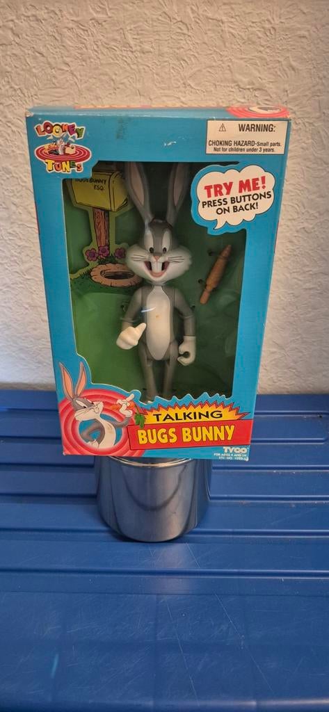 Tyco Looney Tunes Talking Bugs Bunny Actiefiguur (NIB), Ophalen of Verzenden
