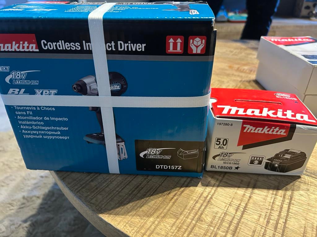 Makita DTD157Z Accu Slagschroevendraaier 18V (excl. accu), Ophalen, Nieuw, Boor- en Schroefmachine, Variabele snelheid