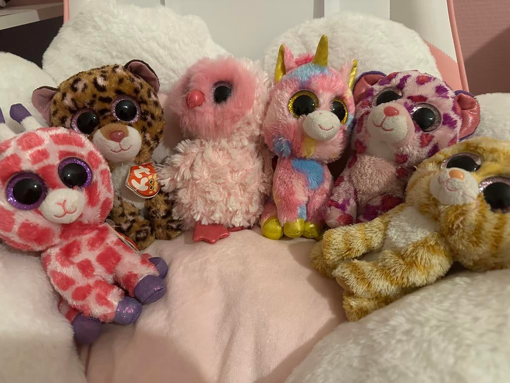 TY knuffel grote ogen, Ophalen of Verzenden, Zo goed als nieuw, Overige typen