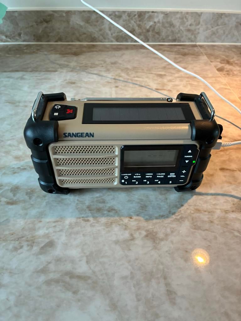 Sangean MMR-99 FM Outdoorradio VHF - Zo goed als nieuw, Ophalen of Verzenden, Info@sangean.com, Sangean ch, Zo goed als nieuw