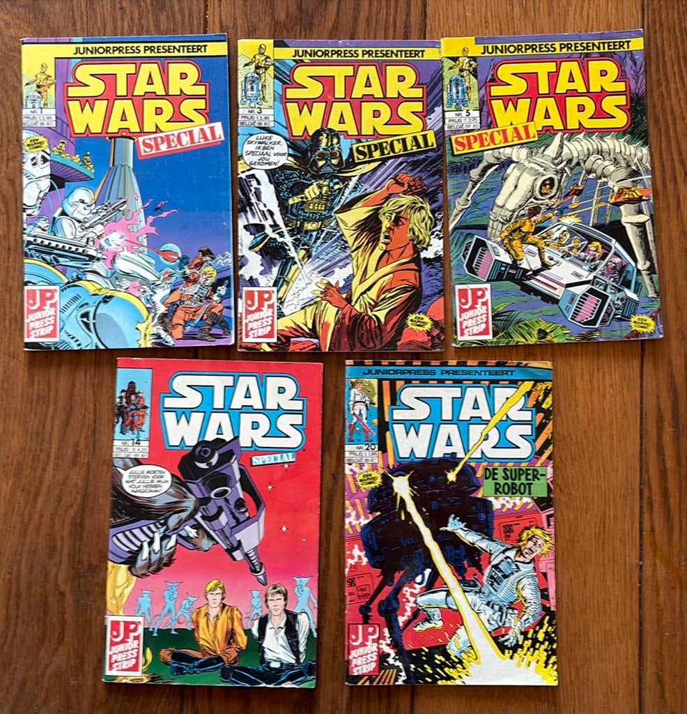 Star Wars stripboeken Juniorpress, Boeken, Strips | Comics, Meerdere comics, Ophalen of Verzenden, Gelezen, Europa