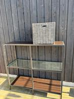 Kast IKEA Vittsjö Zwart met glasplaat, Ophalen, Zo goed als nieuw