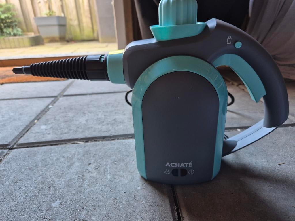Handstoomreiniger met diverse opzetstukken Achate, Witgoed en Apparatuur, Stoomapparaten, Ophalen, Zo goed als nieuw, Stoomreiniger