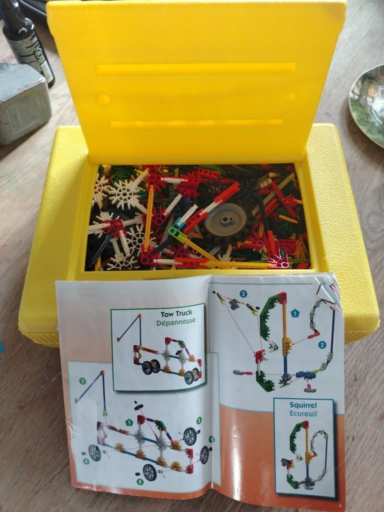 K'nex bouwset in gele koffer, Ophalen of Verzenden