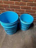 ‼️Gloed Nieuwe Verschillende Stipt blauwe Was Emmers ‼️, Ophalen of Verzenden