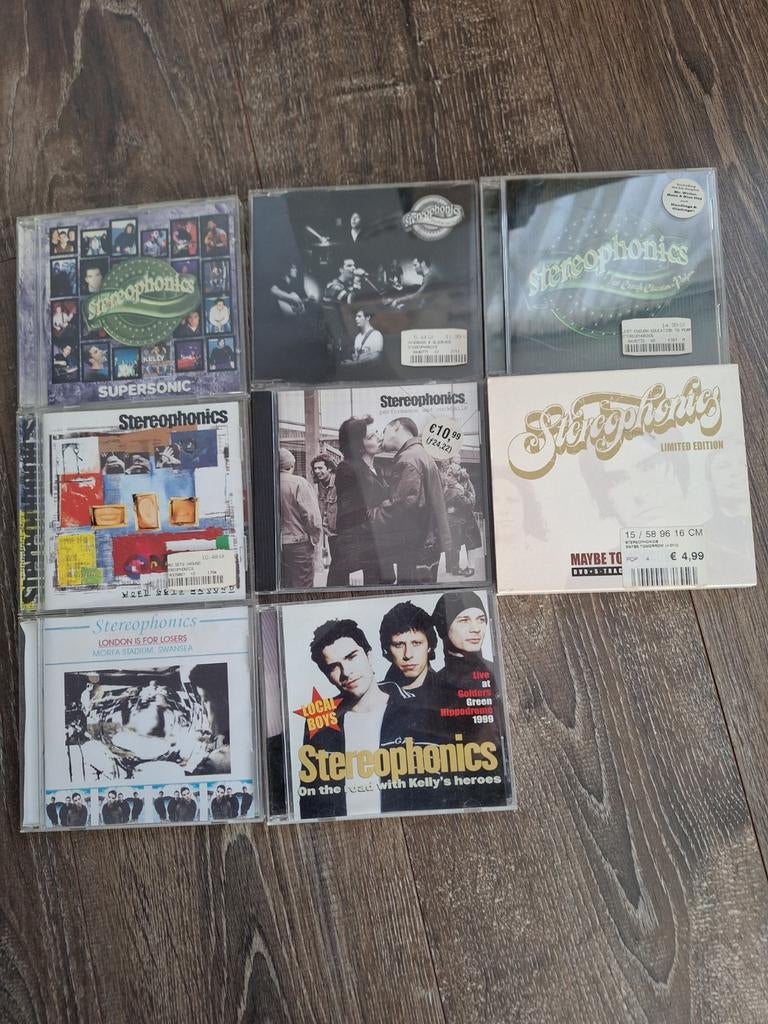8x cd+dvd stereophonics zgan, Ophalen of Verzenden, 2000 tot heden, Zo goed als nieuw