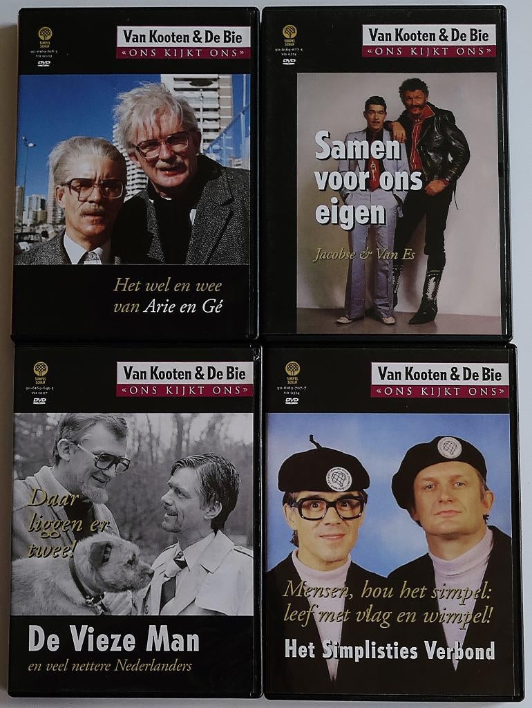 Dvd-Set *** VAN KOOTEN & DE BIE *** 4 stuks, Alle leeftijden, Ophalen of Verzenden, Zo goed als nieuw
