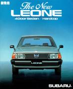 Folder Subaru Leone 4Door Sedan & Hardtop (Japans - 1979), Verzenden, Gelezen, Overige merken