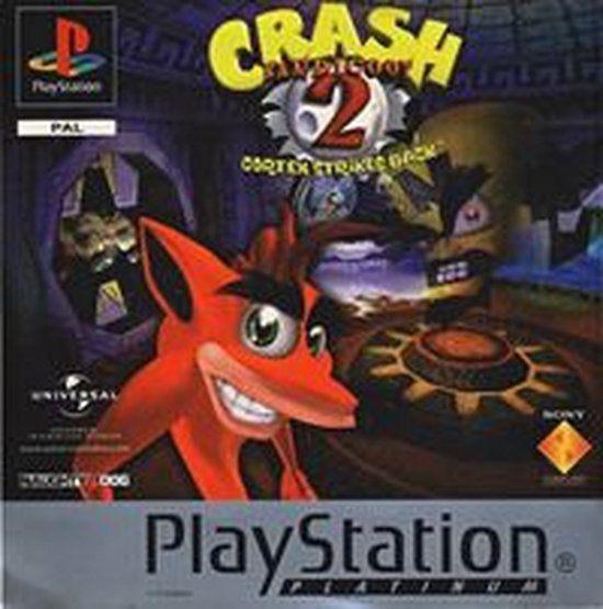 Crash Bandicoot 2 Cortex Strikes Back PS1, Spelcomputers en Games, Games | Sony PlayStation 1, Avontuur en Actie, Gebruikt, 1 speler