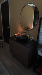 Angsjon badmeubel(ikea) met waskom in topstaat!, Zo goed als nieuw, Minder dan 100 cm, 25 tot 50 cm, 50 tot 100 cm