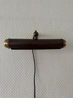 Vintage schilderijlamp van koper of messing 22 cm., Ophalen of Verzenden