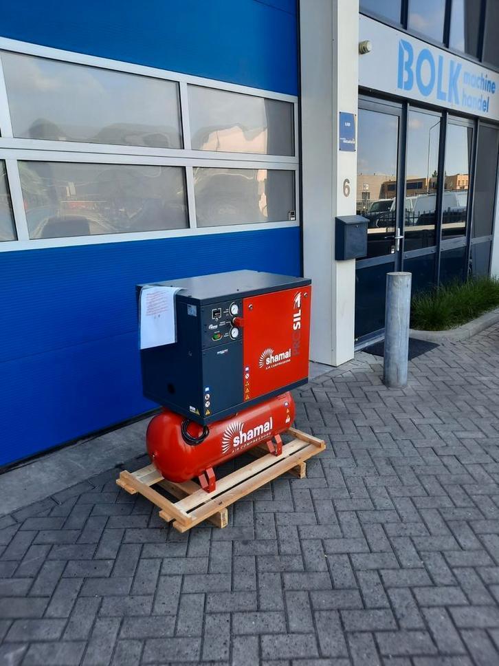 Shamal 3pk/100ltr 10Bar Silent Compressor 380V Made in ITALY, Doe-het-zelf en Verbouw, Compressors, Nieuw, Italië, Mobiel, Shamal