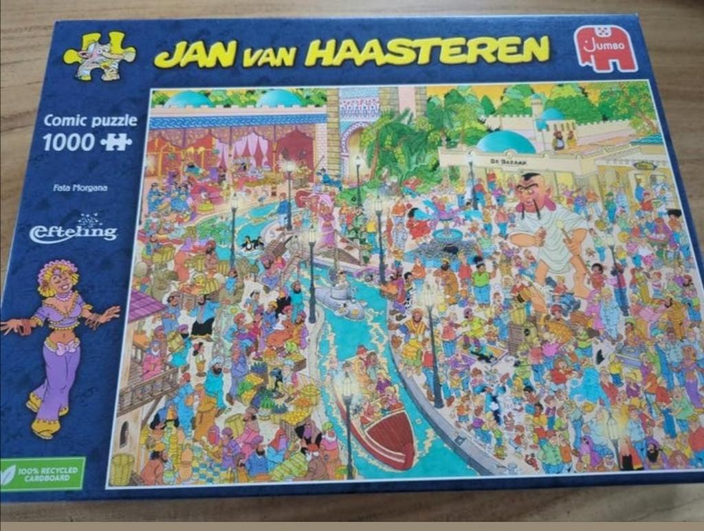 Van Haasteren puzzel Fata Morgana Efteling, 1000 stukjes, Ophalen of Verzenden, 500 t/m 1500 stukjes, Zo goed als nieuw, Legpuzzel