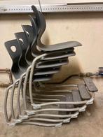 Te Koop : mooie partij stapelstoelen, Ophalen, Kunststof, Gebruikt, Grijs