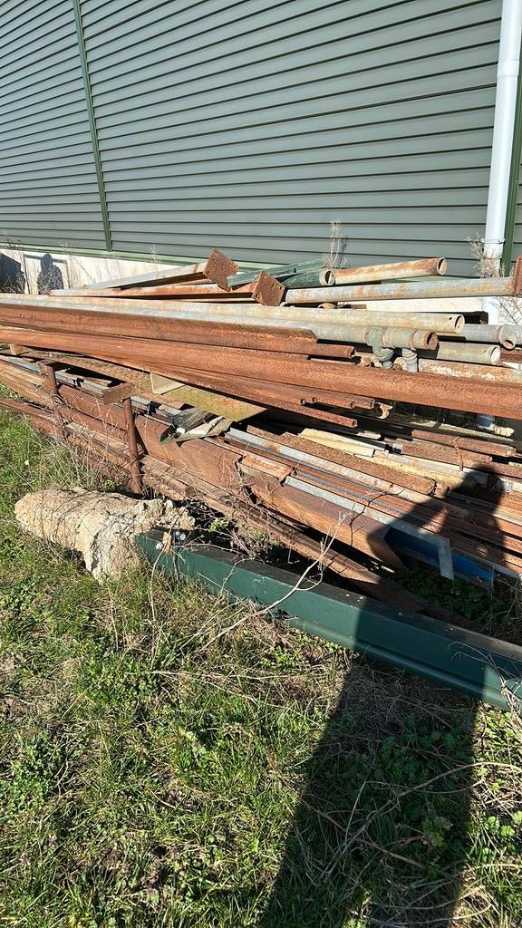 Stalen buizen en ipe, Doe-het-zelf en Verbouw, Hout en Planken, Ophalen of Verzenden, Zo goed als nieuw, Plank, 50 mm of meer