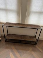 Industriële gangkast/bijzettafel - Hout & Metaal, Ophalen, Gebruikt, 75 cm of meer, Rechthoekig