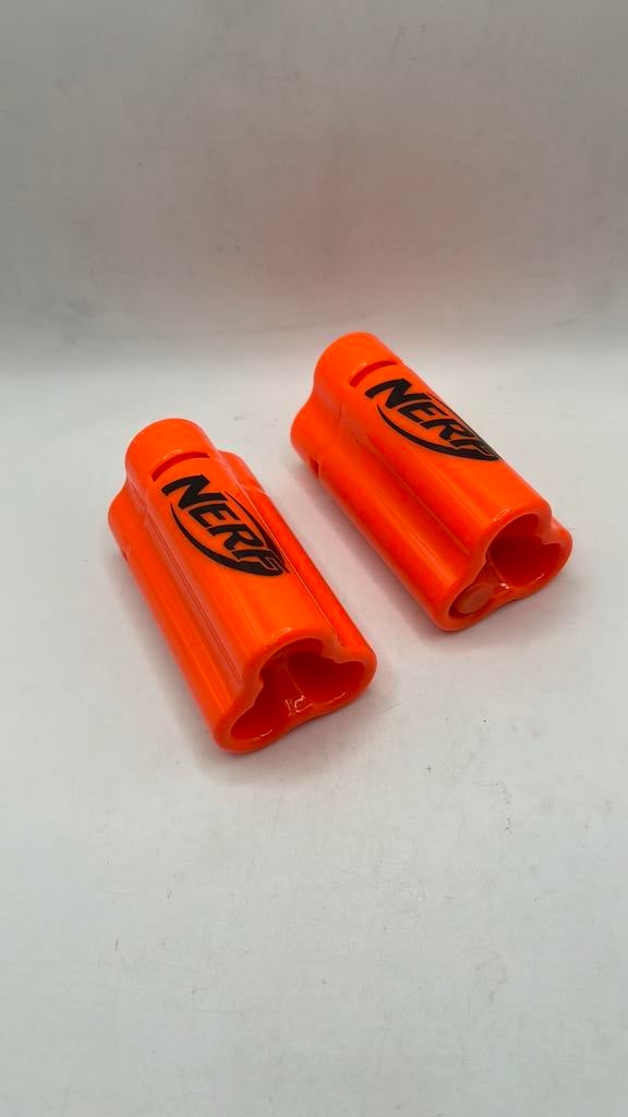 2 Nerf magazijnen voor 6 schoten., Ophalen of Verzenden, Zo goed als nieuw