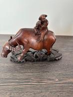 Houtsnijwerk Indonesisch, Minder dan 20 cm, Ophalen of Verzenden, Beeld, Hout