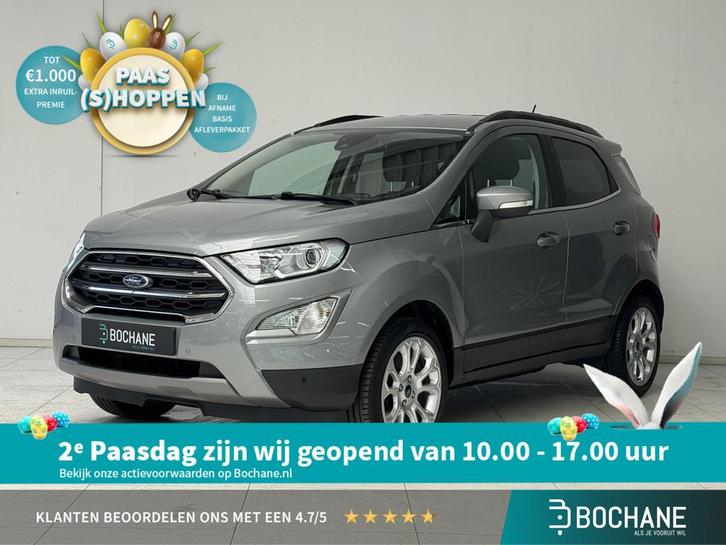 Ford EcoSport 1.0 EcoBoost Titanium | Trekhaak | Stoelverwar, Auto's, Ford, Bedrijf, Te koop, Ecosport, ABS, Achteruitrijcamera