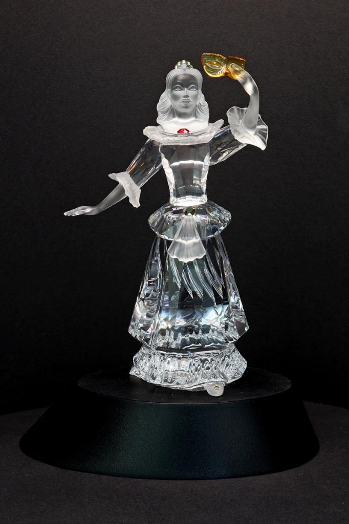 Swarowski Colombine jaarstuk 2000 met voetstuk, Ophalen of Verzenden, Zo goed als nieuw, Overige typen