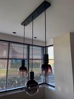 Hanglamp met 3 glazen bollen, Ophalen, Gebruikt, Glas, 50 tot 75 cm