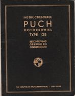 Puch 125 instructieboek (3780z) motor, Ophalen of Verzenden, Overige merken