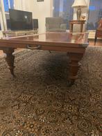Prachtige notenhouten salontafel met uitschuifbare bladen, Ophalen
