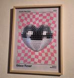 Disco Fever Schilderij - Hartvormige Discobal, Ophalen, Minder dan 50 cm, 50 tot 75 cm, Print