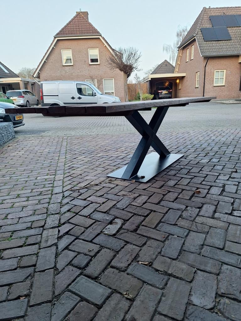 Tuintafel, Ophalen of Verzenden, Rechthoekig, 200 cm of meer, 50 tot 100 cm