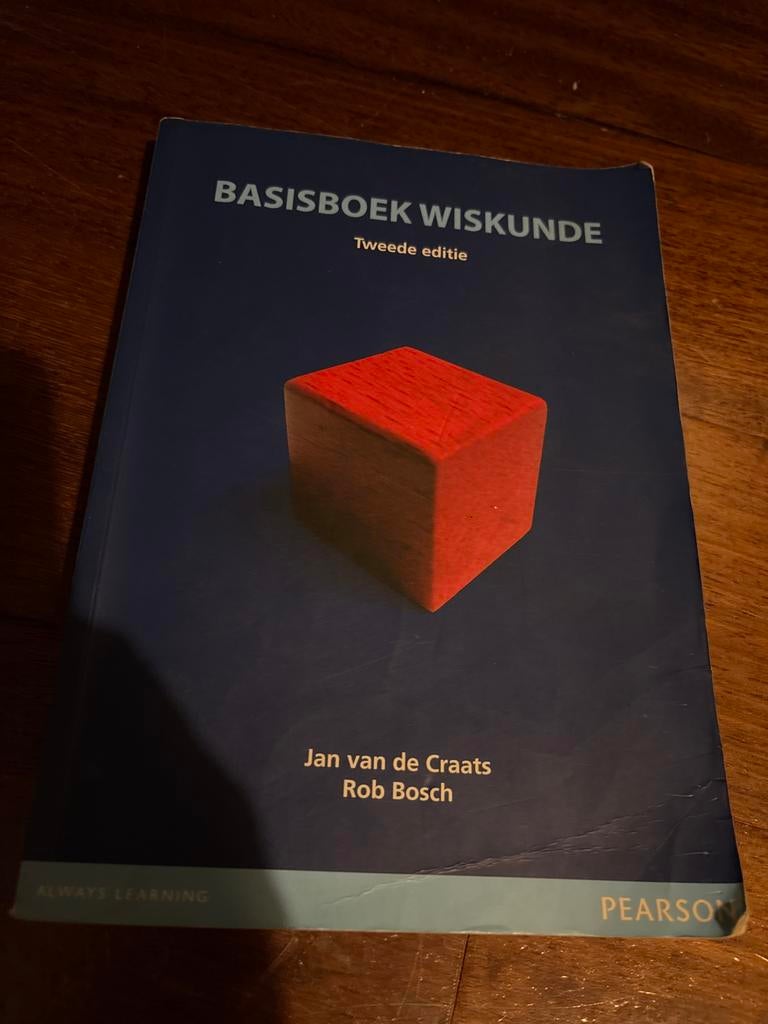 Basisboek Wiskunde - Tweede editie, Boeken, Studieboeken en Cursussen, Ophalen of Verzenden, Beta, Gelezen, HBO