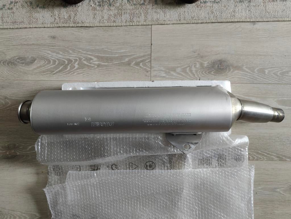 Ducati Monster demper / uitlaat links, Motoren, Onderdelen | Ducati, Ophalen of Verzenden, Gebruikt