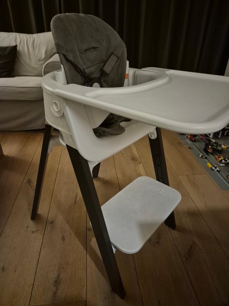 Stokke Steps Kinderstoel, Kinderen en Baby's, Kinderstoelen, Ophalen, Gebruikt, Meegroeistoel, Gordel(s)