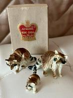 Genuine bone china wasbeer familie porselein 3 delige set, Verzamelen, Ophalen of Verzenden, Zo goed als nieuw, Dier