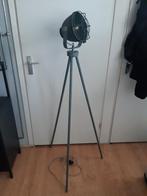 Industriële Vloerlamp Driepoot / Tripod, Ophalen, 100 tot 150 cm, Zo goed als nieuw, Metaal