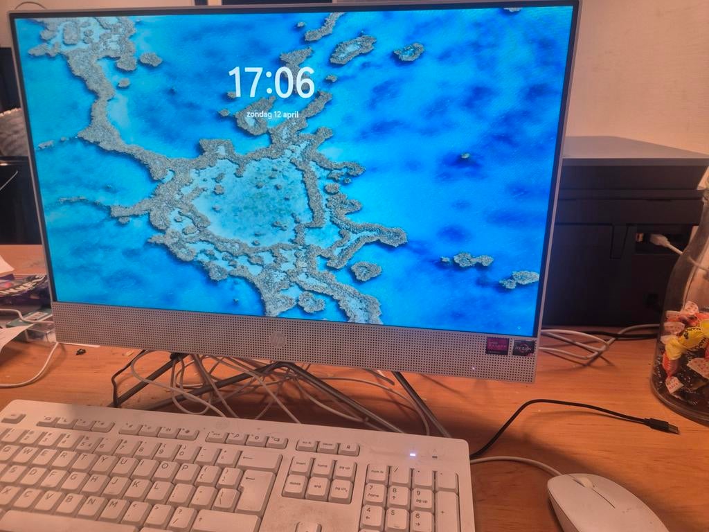 HP computer tpc-qo67-22 all-in-one, Computers en Software, Ophalen, Zo goed als nieuw, HP