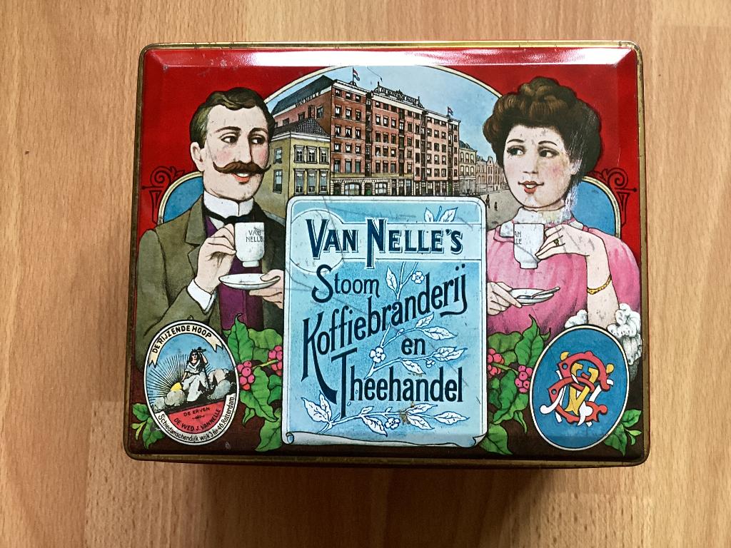 Van Nelle blik, Verzamelen, Blikken, Ophalen of Verzenden, Gebruikt, Koffie, Van Nelle