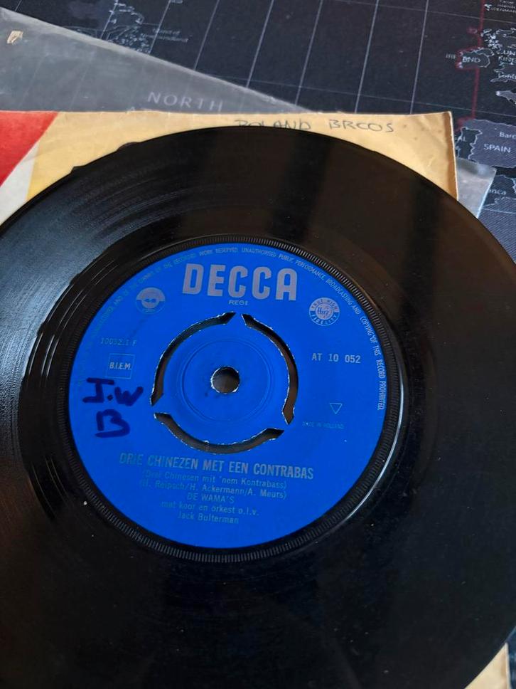 De Wama's - Drie Chinezen met een contrabas, Cd's en Dvd's, Vinyl | Nederlandstalig, Gebruikt, Levenslied of Smartlap, Ophalen of Verzenden