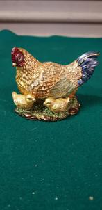 beeld kip en kuikens verguld, Ophalen of Verzenden