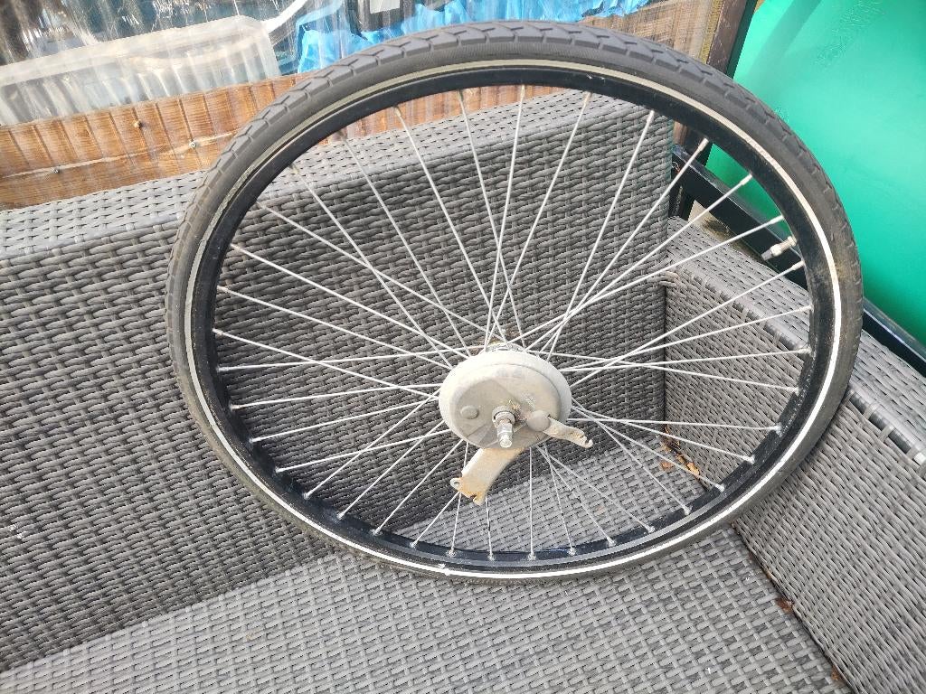 28 inch SRAM T3 achterwiel met 3 versnellingen, Fietsen en Brommers, Fietsonderdelen, Ophalen, Gebruikt