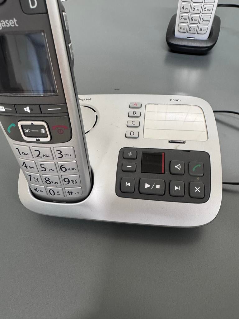 Gigaset E560A draadloze telefoon met antwoordapparaat, Ophalen of Verzenden, Zo goed als nieuw, 1 handset