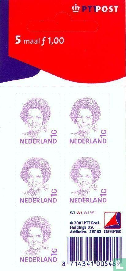 Postfris, Vel Kon. Beatrix (inversie) 1991-2001 NVPH V1491b, Postzegels en Munten, Postzegels | Nederland, Verzenden, Na 1940