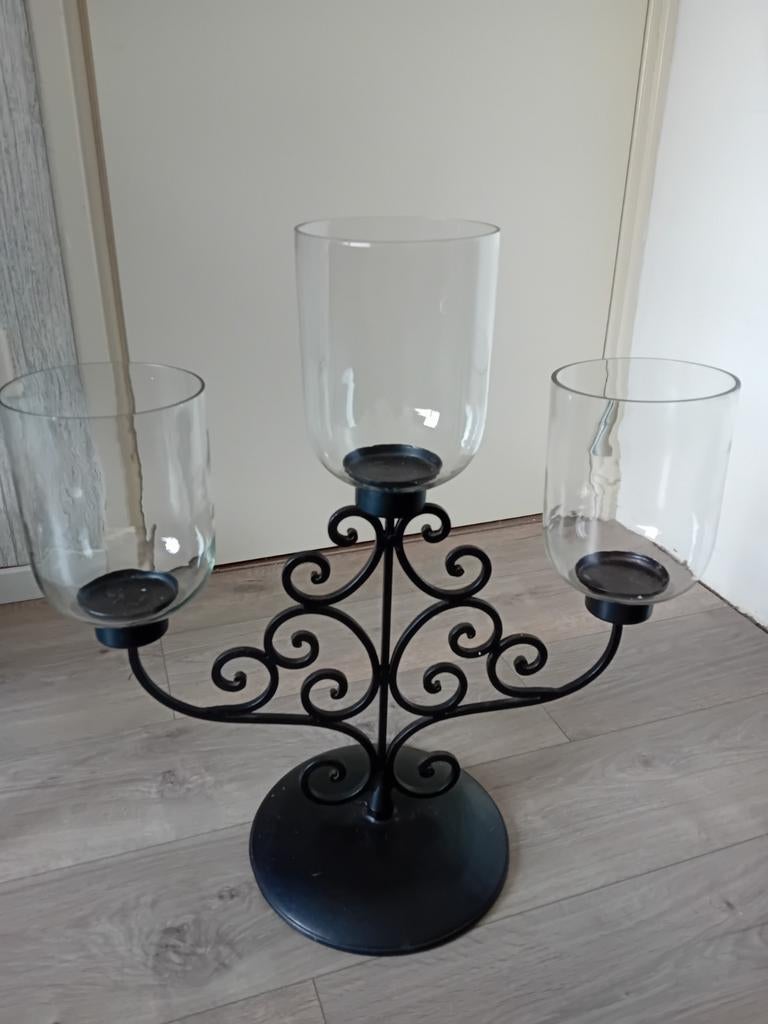 Gietijzeren kandelaar, Ophalen, Overige materialen