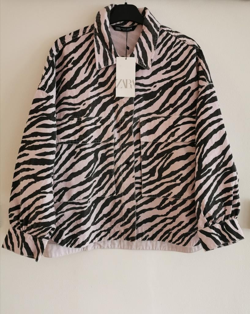 ZARA spijkerjas mt. S/M, Kleding | Dames, Jasjes, Kostuums en Pakken, Overige kleuren, Verzenden, Zara, Nieuw
