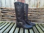 Vic Matié Laarzen Leer Bruin maat 40, Hoge laarzen, Bruin, Ophalen of Verzenden, Zo goed als nieuw