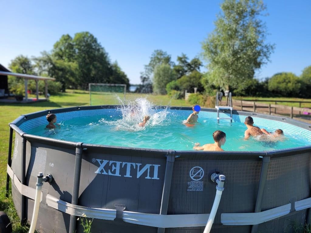 Zwembad gratis, Gebruikt, Rond, 300 cm of meer, Ophalen