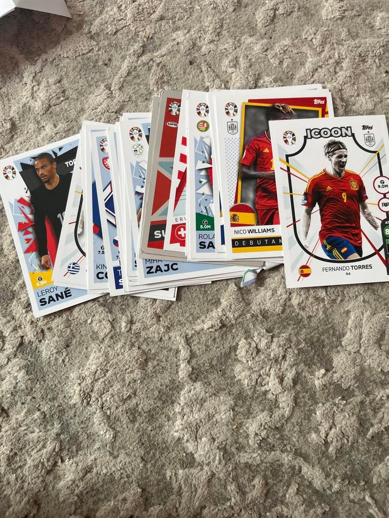 Topps Match Attax EURO 2024 Voetbal Kaarten - Diverse Speler, Verzamelen, Sportartikelen en Voetbal, Ophalen of Verzenden, Gebruikt