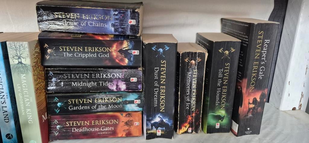 Malazan Book of the Fallen Serie (Engels), Boeken, Ophalen of Verzenden, Gelezen, Steven Erikson