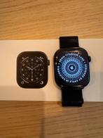 Apple watch serie 11 titanium leisteen+apple care plus, Zwart, IOS, Ophalen of Verzenden, Zo goed als nieuw