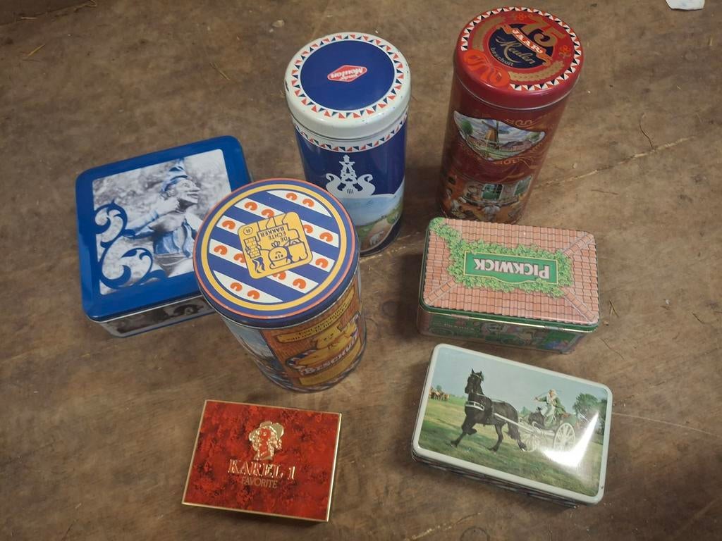 Partij blikken, Ophalen, Gebruikt